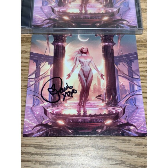 Paris‎ Hilton Infinite Icon CD Signed Sleeve Insert New Sealed 2024 Pop Dance - Picture 3 of 6